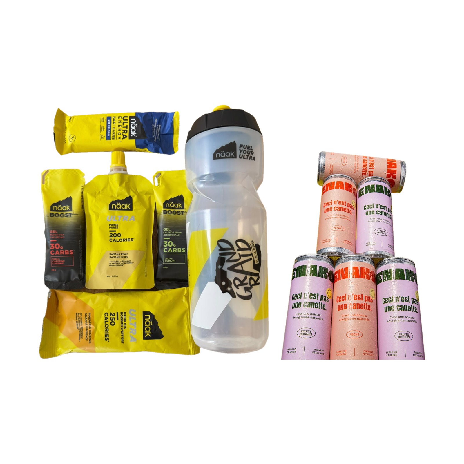 Un pack Näak Grand Raid + 6 canettes Enako à gagner