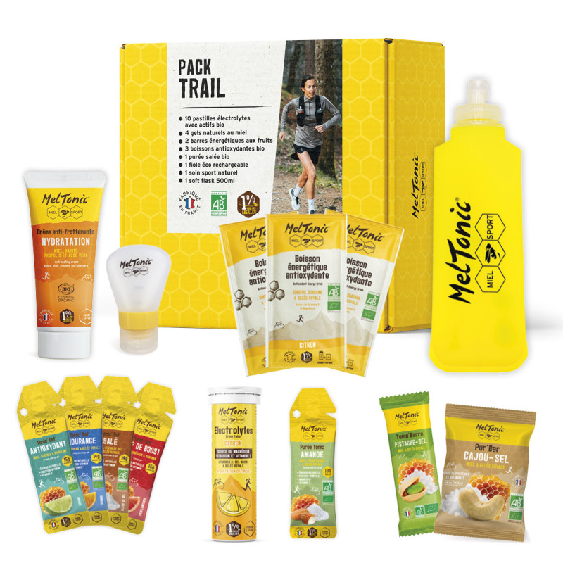 Un Pack Trail Meltonic, nutrition bio au miel à gagner